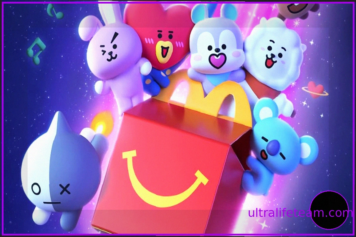 McDonald's представляет Happy Meal с BT21 и персонажами, вдохновленными BTS