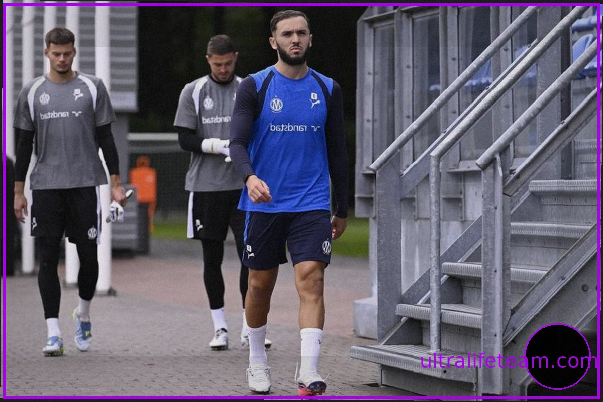 Mercato : Le Côme s'intéresse à l'attaquant de l'OM, Amine Gouiri